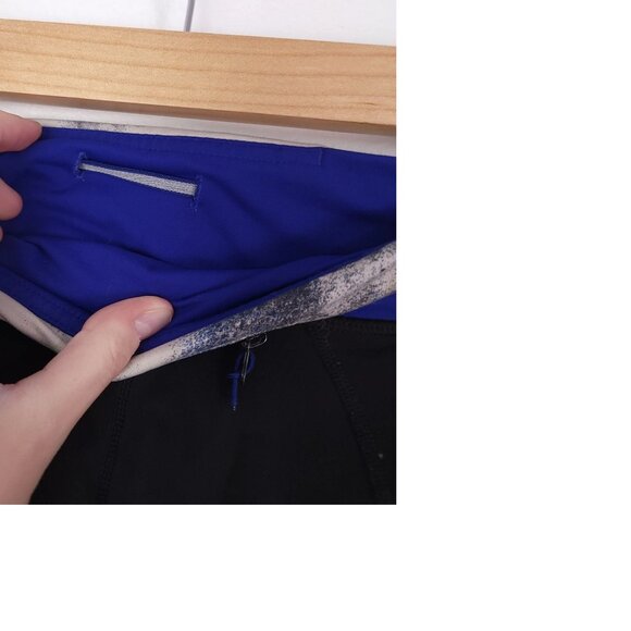 Lululemon Run Inspire Crop II Leggings Black Milky Way Multi Sz.4 yoga running - Picture 5 of 6